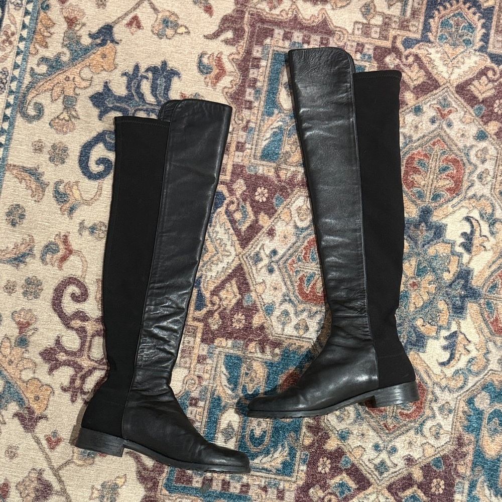 • Stuart WEITZMAN • Women’s 50/50 Over the Knee Boots
Leather Black 9 - Picture 4 of 6